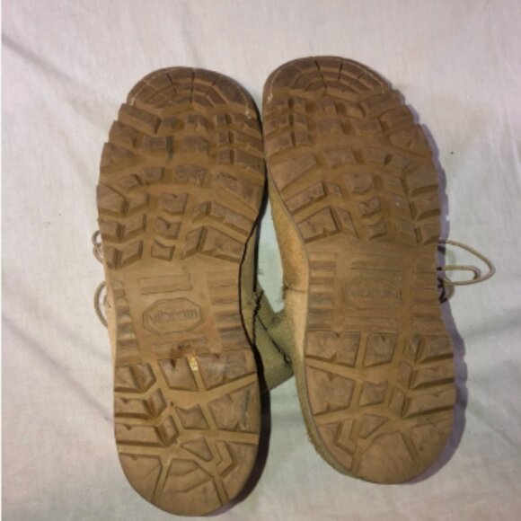 USGI TAN COMBAT LIGHTWEIGHT HOT WEATHER MILITARY sz10.5R TACTICAL BOOTS JD 32 main image 4